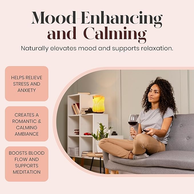 Spantik Tulip Shape Himalayan Pink Salt Lamp | Hand-Carved Rock Salt Flower Lamp | Natural Salt Night Light Desk Lamp for Home Office Decor | Himalayan Salt Lamps Sourced from Pakistan