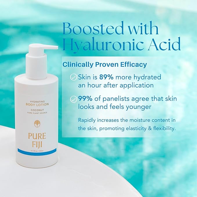 PURE FIJI Hydrating Body Lotion, Coconut (10.14 Fl.Oz /300ml) - Bloomnest