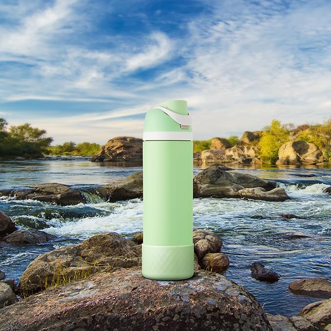 Silicone Boot for Owala Water Bottle 24 oz 32 oz 40 oz, Anti-Slip Protective Sleeve for FreeSip/Twist/Flip Stainless Steel Water Bottles Accessories BEONSKY