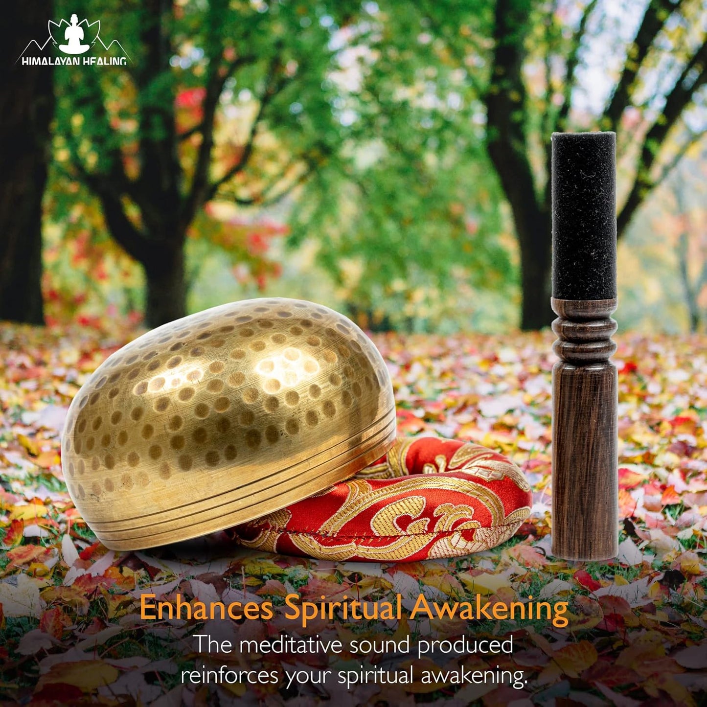 Tibetan Singing Bowls Set~ Meditation Sound Bowl hand Hammered in Nepal For Yoga, Meditation, Mindfulness, Healing & Chakra balancing~ (3.5 inch)