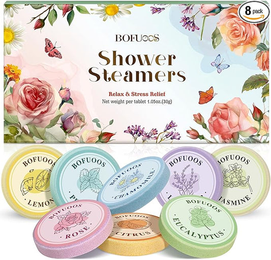 Shower Steamers Aromatherapy – Valentines Day Gifts for Her, Birthday Gifts for Women Wife Teen Girls Mom, Natural Essential Oils Bath Bombs for Self Care Relaxation Home SPA