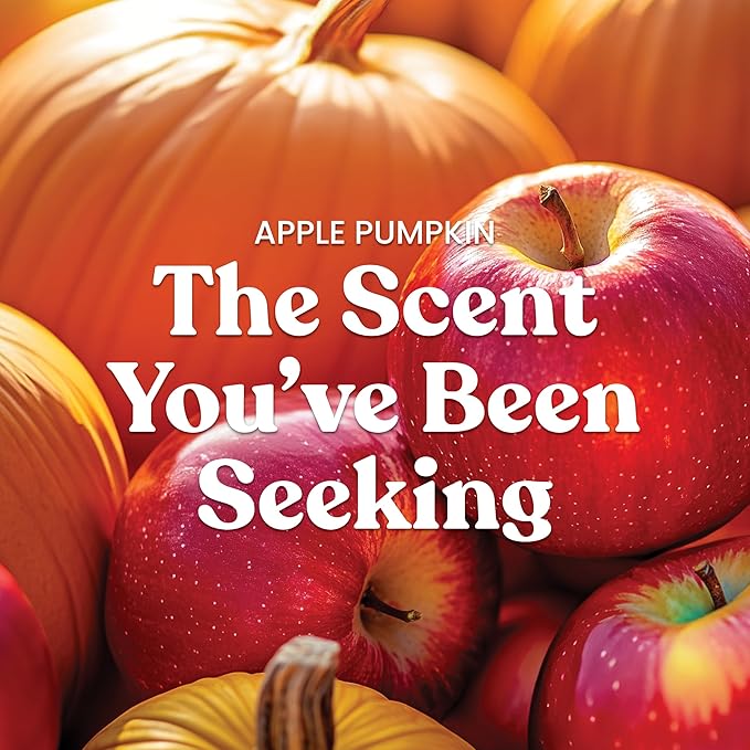 Yankee Candle Apple Pumpkin, Fall Scented Candle, 22oz Large Jar with up to 150 Hour Burn Time - Bloomnest