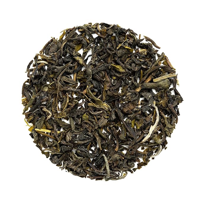 Heavenly Tea Leaves Organic Jasmine Green, Bulk Loose Leaf Green Tea, 1 Lb. (Approx. 200 Servings) - Antioxidant & Immune Boosting, Hot or Iced Tea, Great Natural Energy Source - Bloomnest