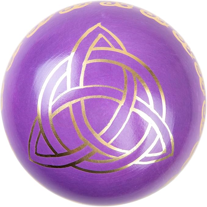 Tibetan Singing Bowl Set - 4" Easy To Play Authentic Handmade For Meditation Sound 7 Chakra Healing By HIMALAYAN BAZAAR (Purple, 4") - Bloomnest