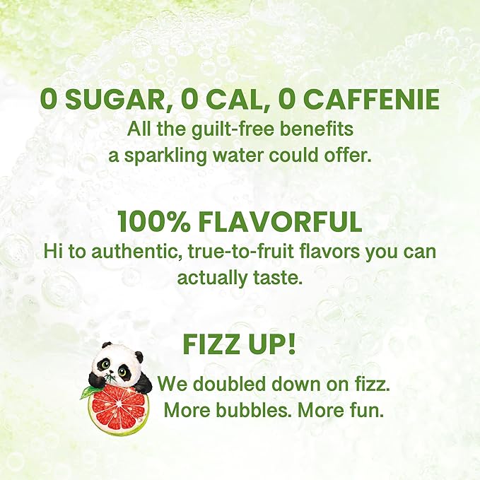 CHI FOREST Flavored Sparkling Water Beverage, Bamboo & Grapefruit, Zero Sugar, 16.2 fl oz Bottles (pack of 15) - Bloomnest