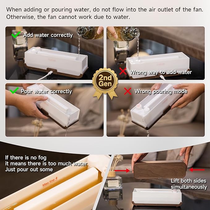 Sound Reactive Flame Air Diffuser Humidifier,7 Colors Aromatherapy Essential Oil Diffuser,Ultrasonic Aroma Humidifier with Timer for Home,Bedroom,Office,Yoga - Bloomnest