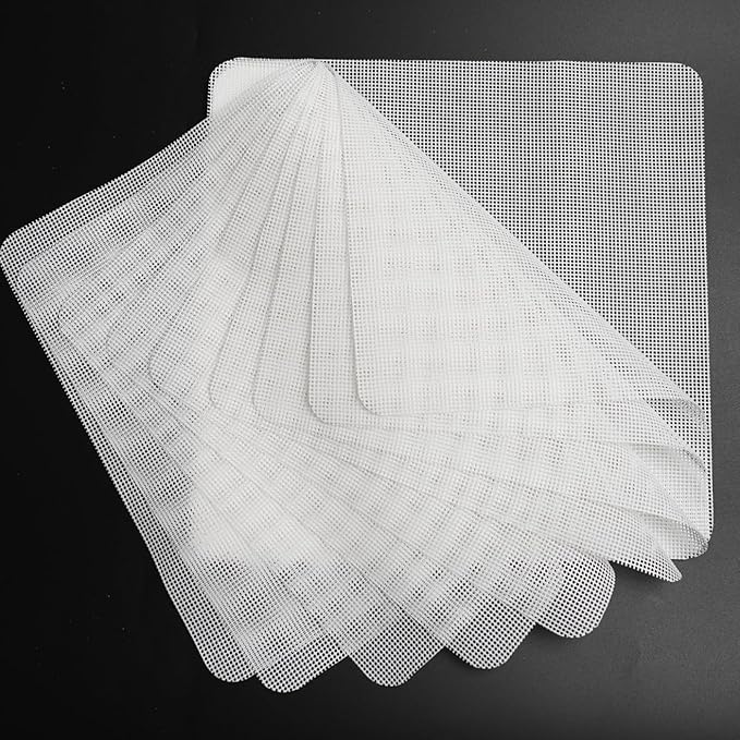 Mesh Silicone Dehydrator Sheets, 10x10 in 10 Pcs/Sets for Food Dehydrator & Freeze Dryer (10x10 INCH Mesh Silicone Dehtdrator Sheet) - Bloomnest