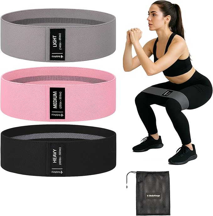 BodyForge Resistance Bands, Exercise Bands, Resistance Bands for Working Out, Work Out Bands with Handles for Men and Women Fitness, Strength Training Home Gym Equipment - Bloomnest