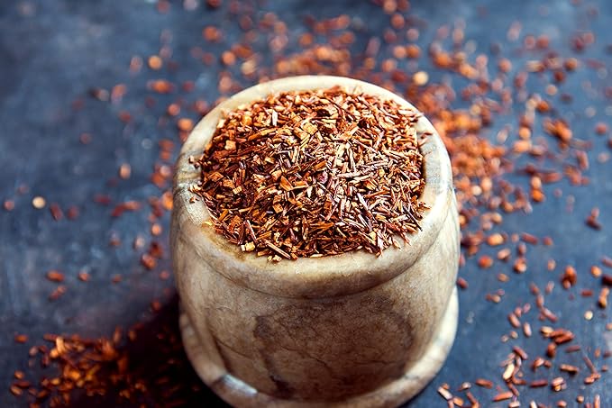 Rooibos Tea 1LB (16Oz) 100% CERTIFIED Organic (USDA seal) | Red Rooibos Loose Leaf Tea | South African Red Bush Herbal Tea| (200+ CUPS) | Non-GMO | Keto Friendly - Bloomnest