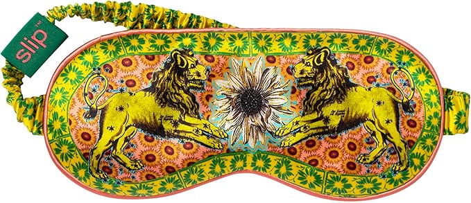 slip Pure Silk Sleep Mask - 100% Pure 22 Momme Mulberry Silk Eye Mask - Comfortable Sleeping Mask with Elastic Band + Filler and Internal Liner, Zodiac Collection: Leo - Bloomnest