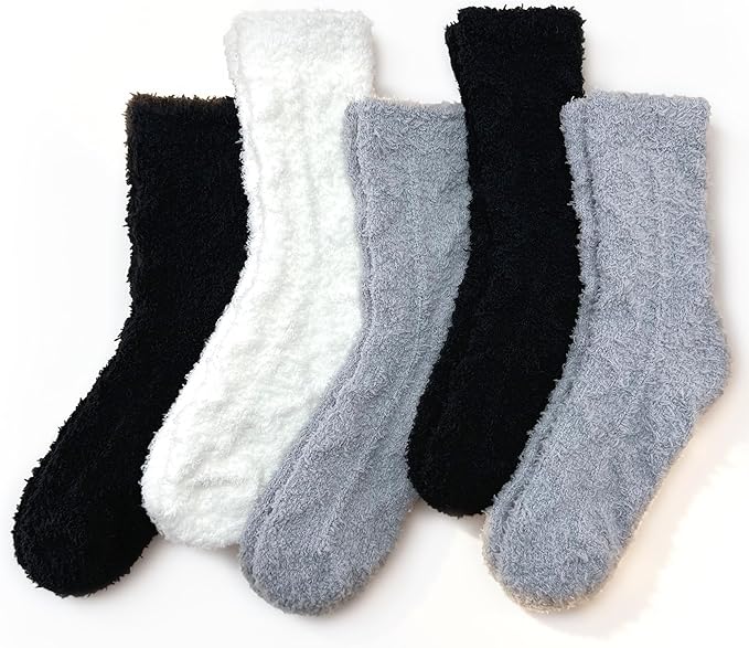 TEHOOK Warm & Cozy Valentines Gifts for Women, Fluffy Fuzzy Plush Sleeping Slipper Socks - Soft Warm Fabric - Bloomnest