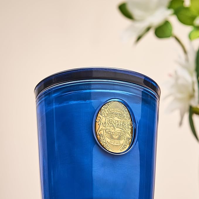 M&SENSE Natural Strong Summer Soy Candle | Summer's Night & Blue | 9.2 oz, 50H Burn Time | Luxury Scented Candle for Relaxation, Gifting, Home Décor | Ideal for Bedroom, Office, Party Ambiance - Bloomnest