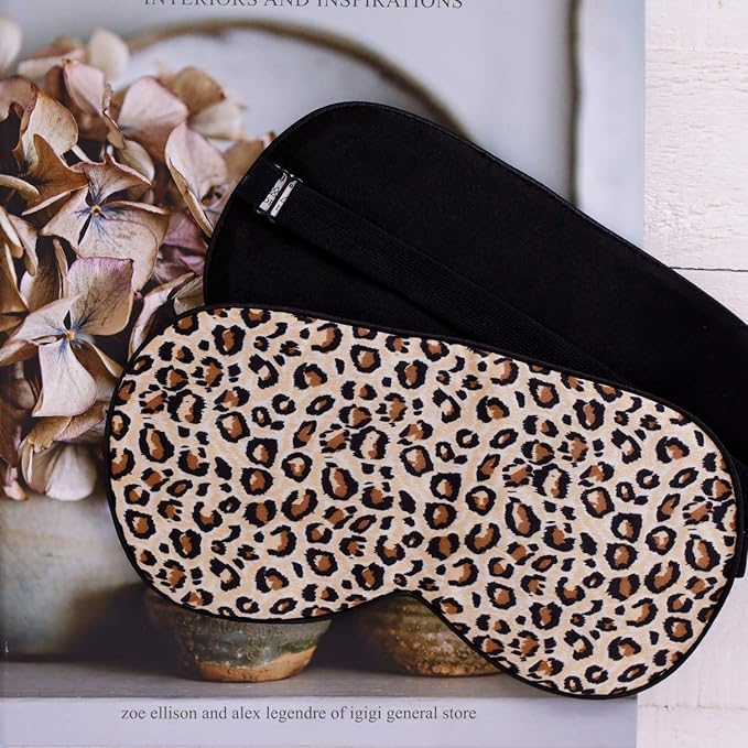 MAXFEEL Feel 100% Pure Silk Eye Mask - Sleep Eye Cover in Floral Colors (#41) - Bloomnest