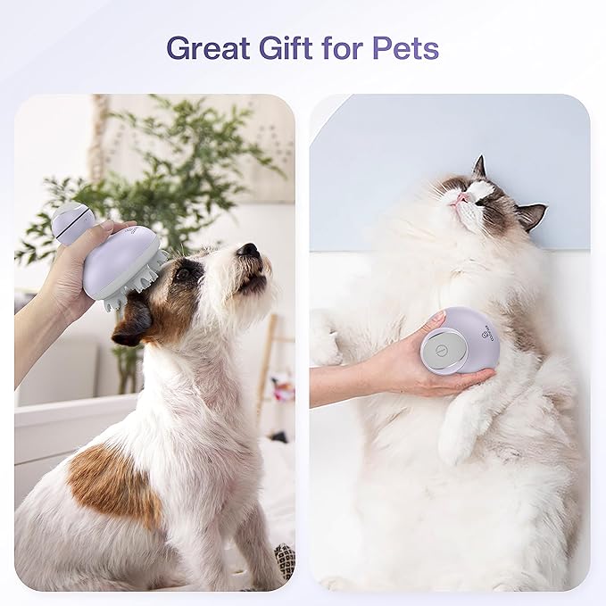 COMFIER Electric Scalp Massager with Mutlti-Modes Vibration, Portable Handheld Head Scratcher for Hair Growth,Waterproof Head Massager for Full Body,Dog Cat Massager for Deep Clean and Stress Relax COMFIER