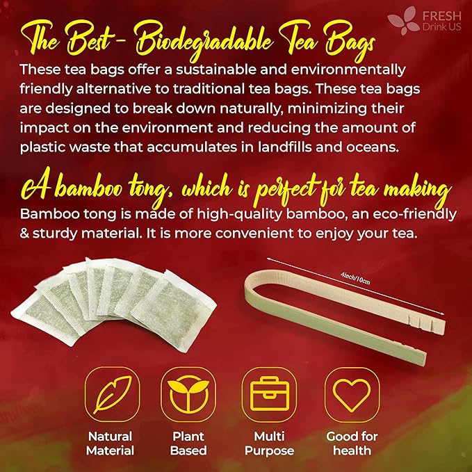 FreshDrinkUS, Premium Improve Colon Tea | 75 Tea Bags | Herbal Tea Blend with Senna Leaves, Lotus Leaves, Hawthorn Berry, Ginger & More – Caffeine Free Botanical Tea – Natural Daily Herbal Infusion - Bloomnest