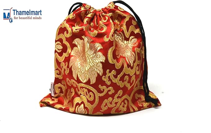 5" Tibetan Meditation Yoga Singing Bowl Set with free Om Tingsha cymbals,wooden Mallet Silk Cushion and Carry bag from Nepal, Singing bowls. TM+THAMELMART+FOR+BEAUTIFUL+MINDS