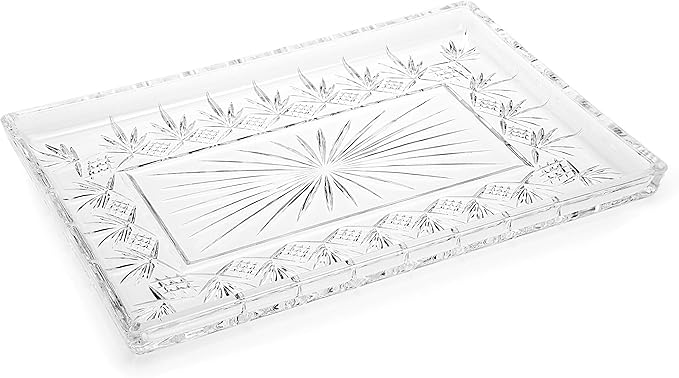 Godinger Crystal Dublin Vanity Tray - Bloomnest