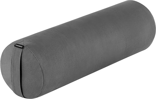 Retrospec Retrospec Sequoia Yoga Bolster Pillow - Meditation Cushion for Yoga Practices - Includes Machine Washable 100% Cotton Cover & Durable Carry Handle - Bloomnest