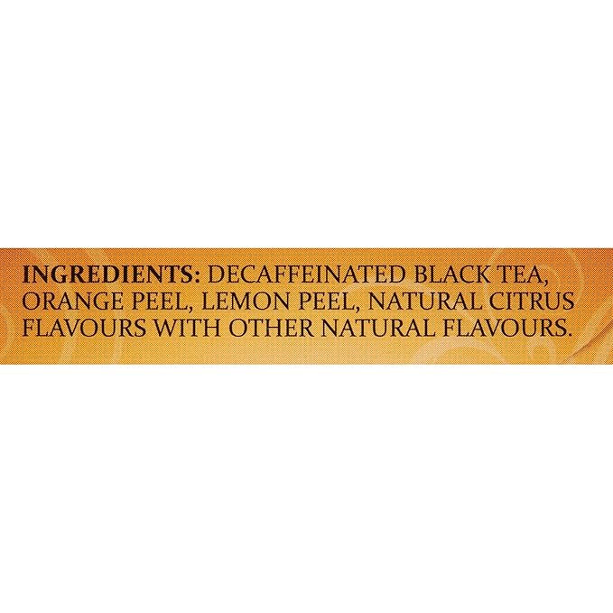 Twinings Decaffeinated Lady Grey Black Tea Individually Wrapped Bags, 20 Count (Pack of 1), Orange Peel & Lemon Peel, Enjoy Hot or Iced, 20 Teabags - Bloomnest