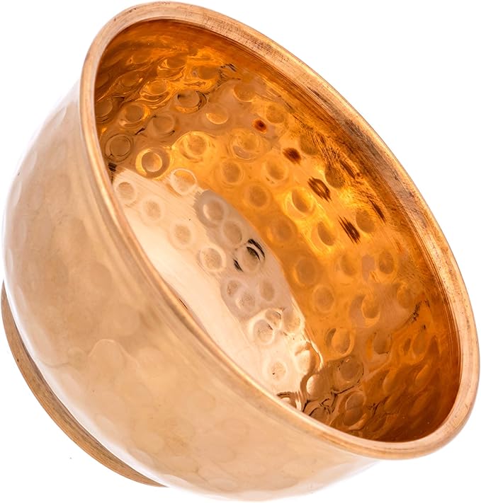 Alternative Imagination Hammered Copper Offering Bowl for Altar Use, Rituals, Incense, Smudging, Decoration, and More - Bloomnest