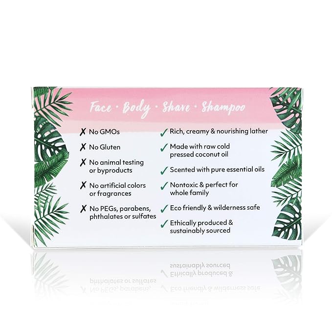 Coco Fiji, Coconut Oil Infused Soap, Bar 7oz (Tuberose, Pack of 2) - Bloomnest