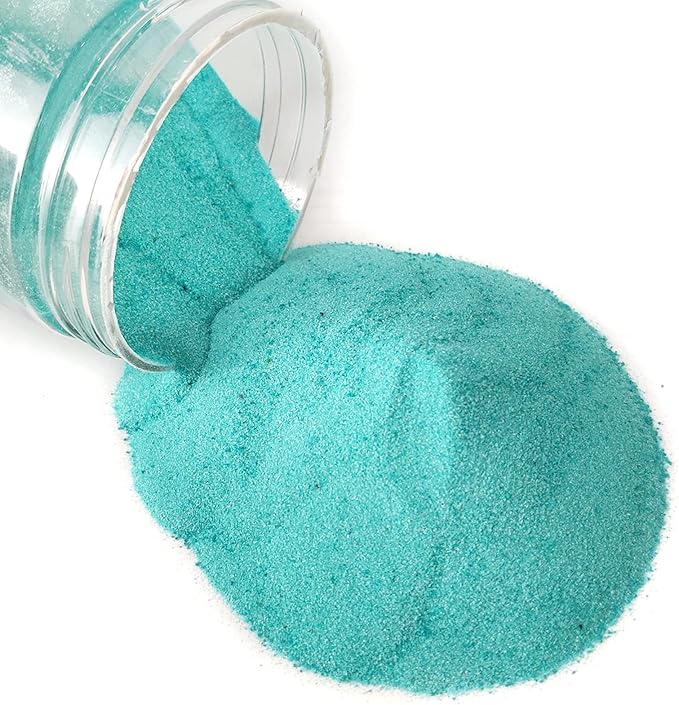 HappyFiller 28 OZ Aqua Blue Sand Unity Sand with Storage Container for Wedding Ceremony,Art Crafts,Zen Garden,Home Decoration,Vase Filler,Party Decor - Bloomnest