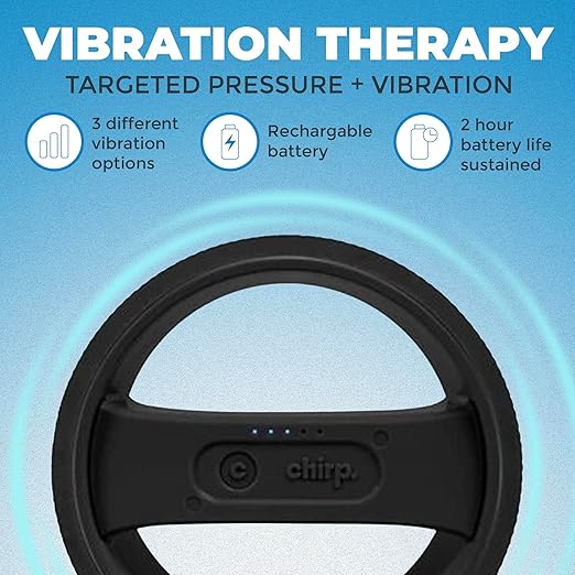 Chirp Wellness Duo: Upper Back Posture Corrector & Vibrating Foam Roller for Pain Relief, Spinal Alignment, and Deep Tissue Therapy - Black - Bloomnest