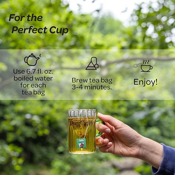Lazika Green Tea Variety Pack with Lovely Presentation Box, 54 Counts, Green Tea Assortment Gift Set, Premium Collection with Pyramid Infuser Bag, Early Harvest, Handcrafted - Bloomnest