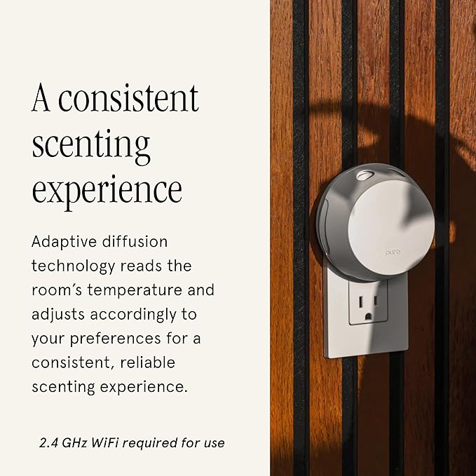 Pura 4 Smart Fragrance Diffuser - Adjustable Home Diffuser with LED Light & Automatic Vial Detection - Wi-Fi Device for Personalized Home Scenting Experience - 2025 Version - Bloomnest