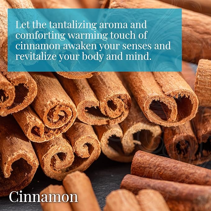 Skinsations - Cinnamon Massage Oil for Massage Therapy - 8oz | Naturally Warming Body Oil for Comfort & Aromatherapy | Sweet Almond, Coconut, Jojoba & Grapeseed Oils - Bloomnest