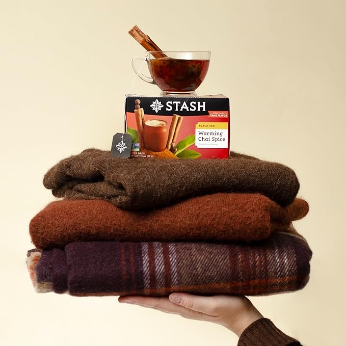 Stash Tea Chai Spice Black Tea, 6 Boxes with 20 Tea Bags Each (120 Tea Bags Total) - Bloomnest