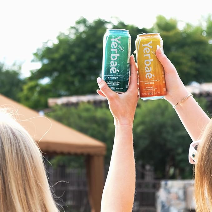 Yerbaé Variety Flex Pack, Functional Energy Drink - 0 Sugar, 0 Calories, 0 Carbs. Yerbae is Energized by Yerba Mate, Plant-Based, Healthy Alternative to Sugary Energy Beverages, 16oz cans (12 Pack) - Bloomnest