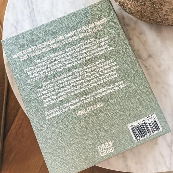 Know Your Worth Workbook by Angie Bellemare: Transformational Self-Growth & Mindset Journal for Women | 277-Page Full-Color Hardcover with 12 Chapters + 31-Day Challenge | Vegan Pebble-Leather Edition - Bloomnest