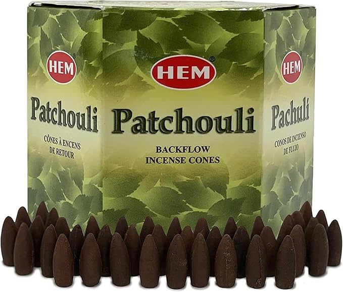 Patchouli Backflow Incense Cones for Waterfall Aromatic Smoke Fountain Haze Falls