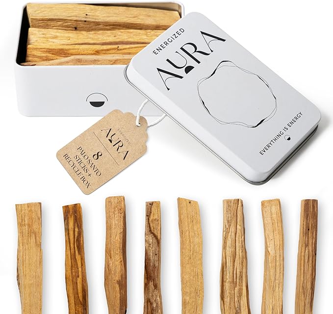Palo Santo Sticks - Palo Santo Stick - Authentic Real PaloSanto - Premium Palosanto - Smudging - from Peru - Palo - 8 Sticks