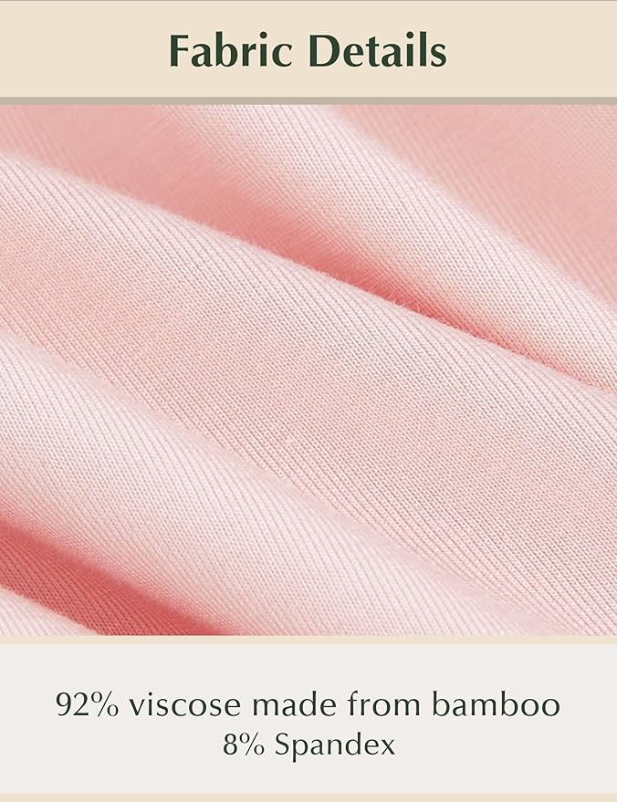GYS Premium Bamboo Viscose Sleep Mask with Elastic Strap Block Light Eye Mask for Sleeping and Traveling, Pink, One Size - Bloomnest