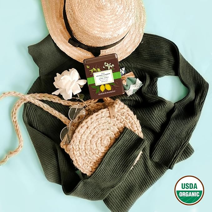 Life Plus Style Gourmet The Secret Garden Organic Earl Grey Black Tea Caffeinated 50 Premium Tea Bags Natural Bergamot Citrus for Antioxidants Support Heart Health Non GMO Gluten Free Eco-Friendly Energizing Hot or Iced Tea - Bloomnest