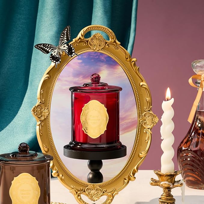 M&SENSE Tropical Basket Candles for Home Scented, 2 Wick 12.7oz Soy Wax Candles Non Toxic,70 Hours Long Burning,Luxury Candles Gift for Stress Relief, Meditation, Yoga - Bloomnest
