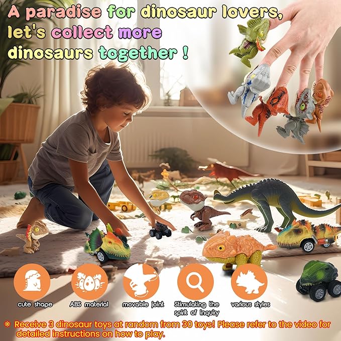 Dinosaur Bath Bomb Set for Kids – 9 Handmade Fizzing Bombs with Surprise Toys + 3 Bonus Toys, Gift Set for Birthday Party, Christmas, Children's Day, Unique Gift Ideas for Boys & Girls - Bloomnest