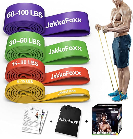 Resistance Bands,Pull Up Bands,Stretching Assist Bands Set for Men & WomenPortable Exercise, Muscle Training,Physical Therapy,Exercise Workout Bands for Working Out - Bloomnest