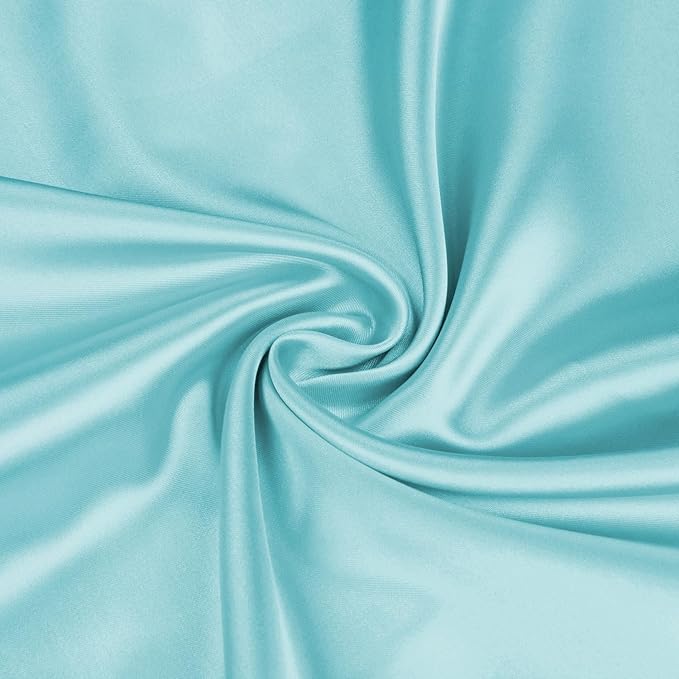 BEDELITE Satin Body Pillow Cover, Super Soft and Cooling Body Pillow Pillowcase for Hair and Skin, Breathable Silky Full Long Pillowcase Cover(20"x54", Blue) - Bloomnest