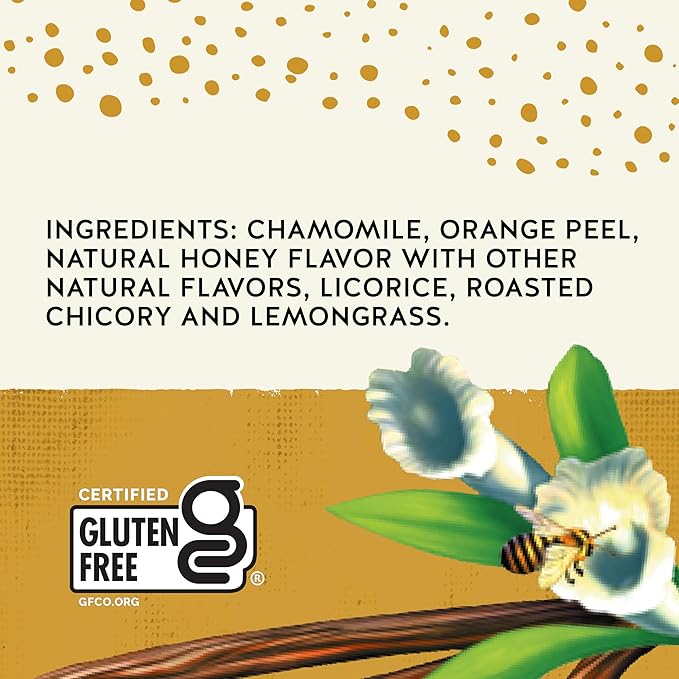 Celestial Seasonings Chamomile Tea Bags - Honey Vanilla Herbal Tea, Caffeine Free, 20 Bags Per Box (Pack of 6) - Bloomnest
