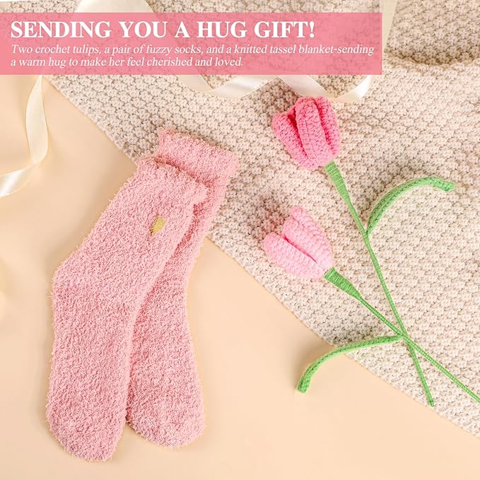 Birthday Gifts for Women - 13PCS Unique Happy Birthday Gifts Basket for Mom Her Best Friend Sister Wife Girlfriend Coworker - Relaxing Spa Self Care Package Get Well Soon Gifts Set (Rose) - Bloomnest