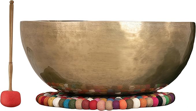 Tibetan Singing Bowl Set - Meditation Sound Bowl Handmade in Nepal for Chakra Healing, Mindfulness, Stress Relief ARTPARK