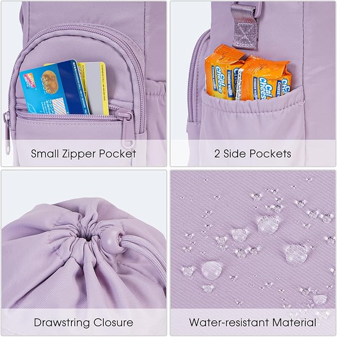 sportsnew Water Bottle Holder with Strap 32oz 40oz Insulated Water Bottle Carrier Sling Bag with Phone Pocket Crossbody sportsnew
