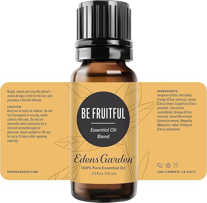 Edens Garden Be Fruitful Essential Oil Blend- 100% Pure Premium Grade, Undiluted, Natural, Therapeutic, Aromatherapy, The Best for Diffusing, Candle, Laundry, Hair 10 ml (.33 fl oz) - Bloomnest