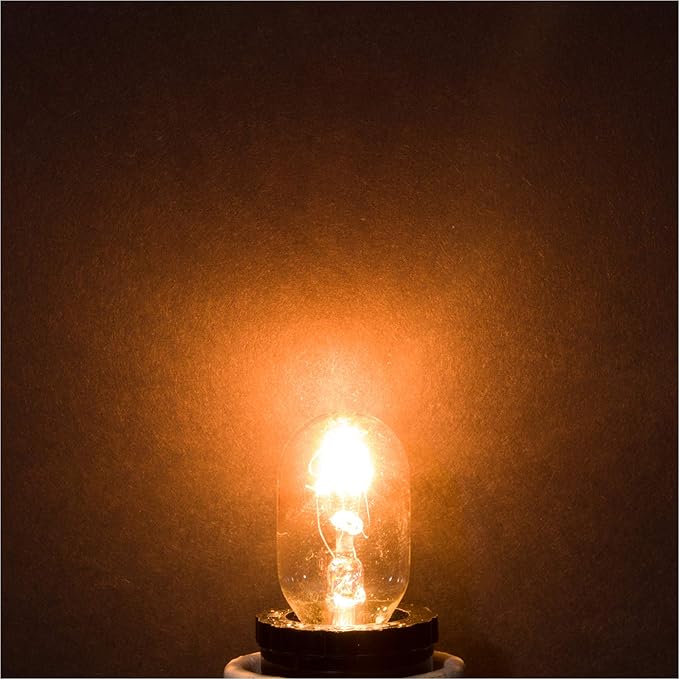Simba Lighting T6.5 25W Replacement Bulb (12 Pack) for Himalayan Salt Rock and Basket, Plug in Aromatic Wax Warmer, Night Light, Mini Tube Shape, 120V, E12 Candelabra Base, Dimmable, 2700K Warm White - Bloomnest