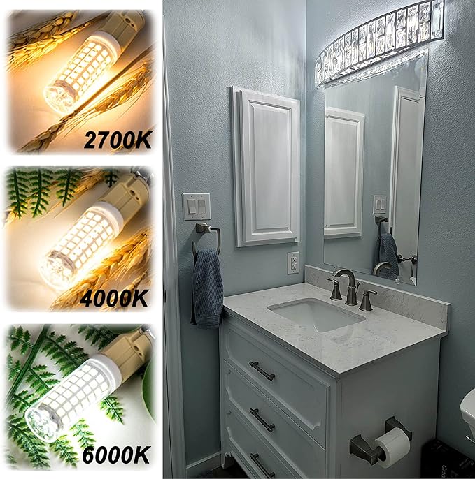 ALIDE E12 75 Watt Replacement LED Candelabra Bulbs C7,6000K Daylight Bright Cool White,800LM T6 7.5W LED E12 Chandelier Light Bulbs for Ceiling Fan Pendant Lighting,Non-dimmable,6 Pack - Bloomnest