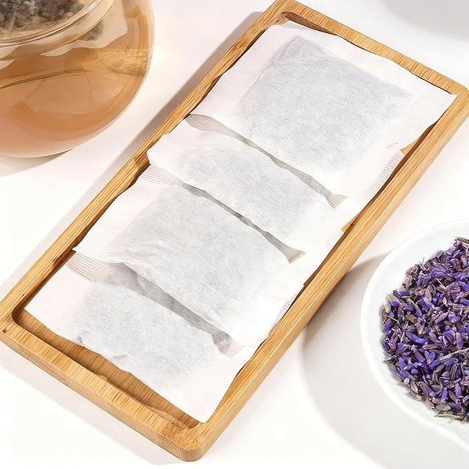 Organic Lavender Flowers，Lavender Tea Bags, 60 Teabags -Culinary Grade 100% Natural Edible Herbal Flowers Tea (60 bags) - Bloomnest