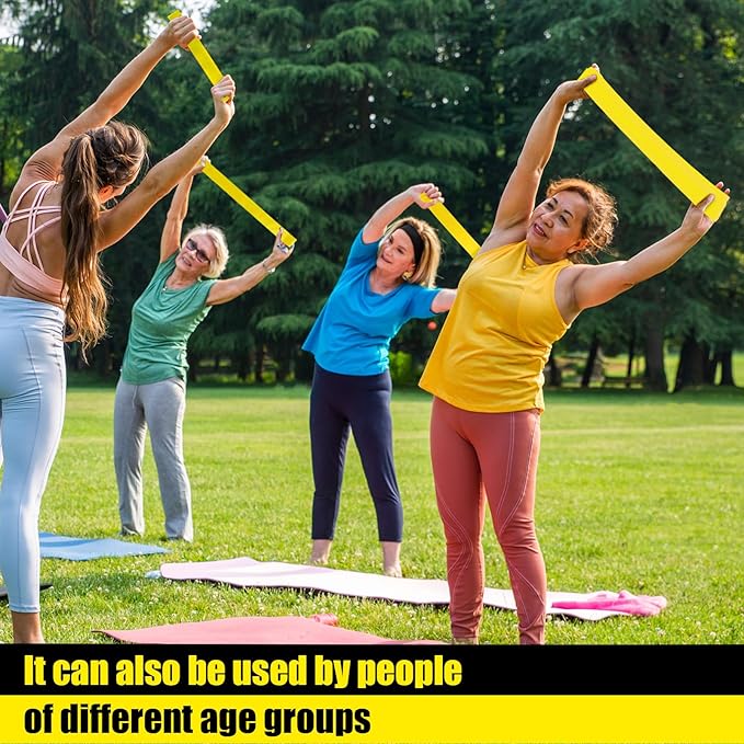 Deekin 20 Pcs Resistance Bands Resistance Loop Exercise Bands Exercise Equipment Elastic Drap Ring for Women and Men Home Fitness, Gym, Yoga - Bloomnest